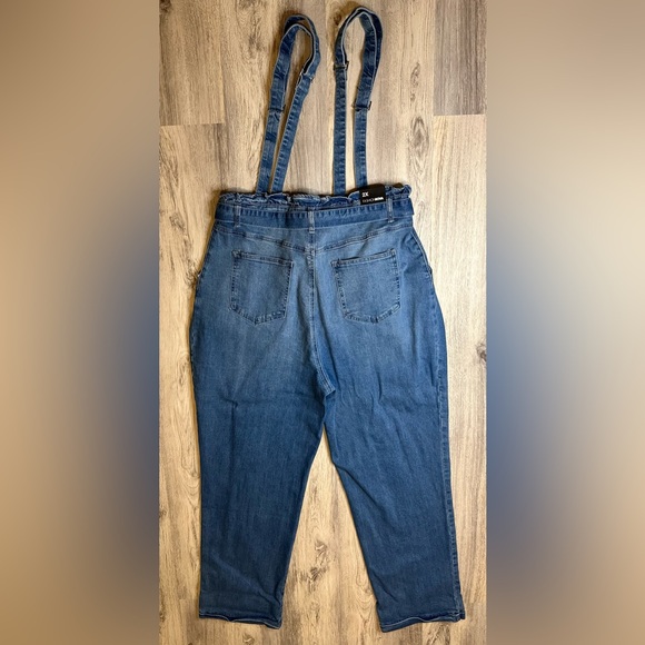 💝Fashion Nova I Gave It All Overalls Women’s Size 2X - Picture 10 of 11